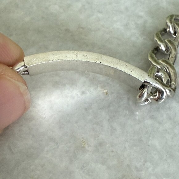 GUCCI turquoise plate Silver bracelet SLV bracelet, 678712, size 18 - Picture 14 of 14